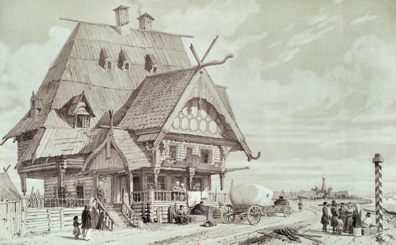 Hotels und Gästehäuser, Illustration aus 
