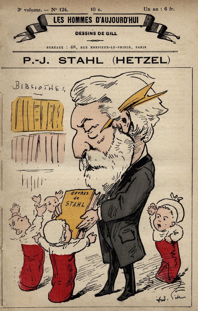 Karikatur von Pierre Jules Hetzel aus 