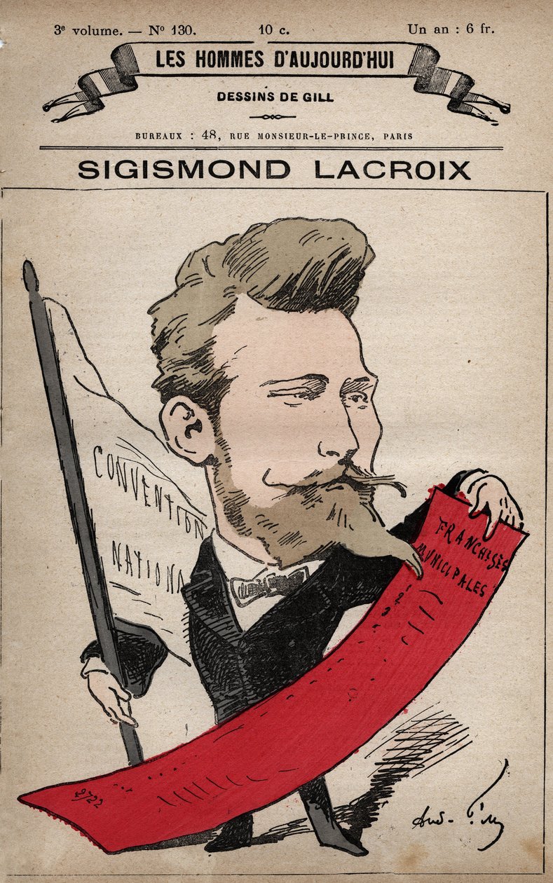 Karikatur von Sigismond Lacroix (Zygmunt Krzyzanowski) 1845-1909 aus 