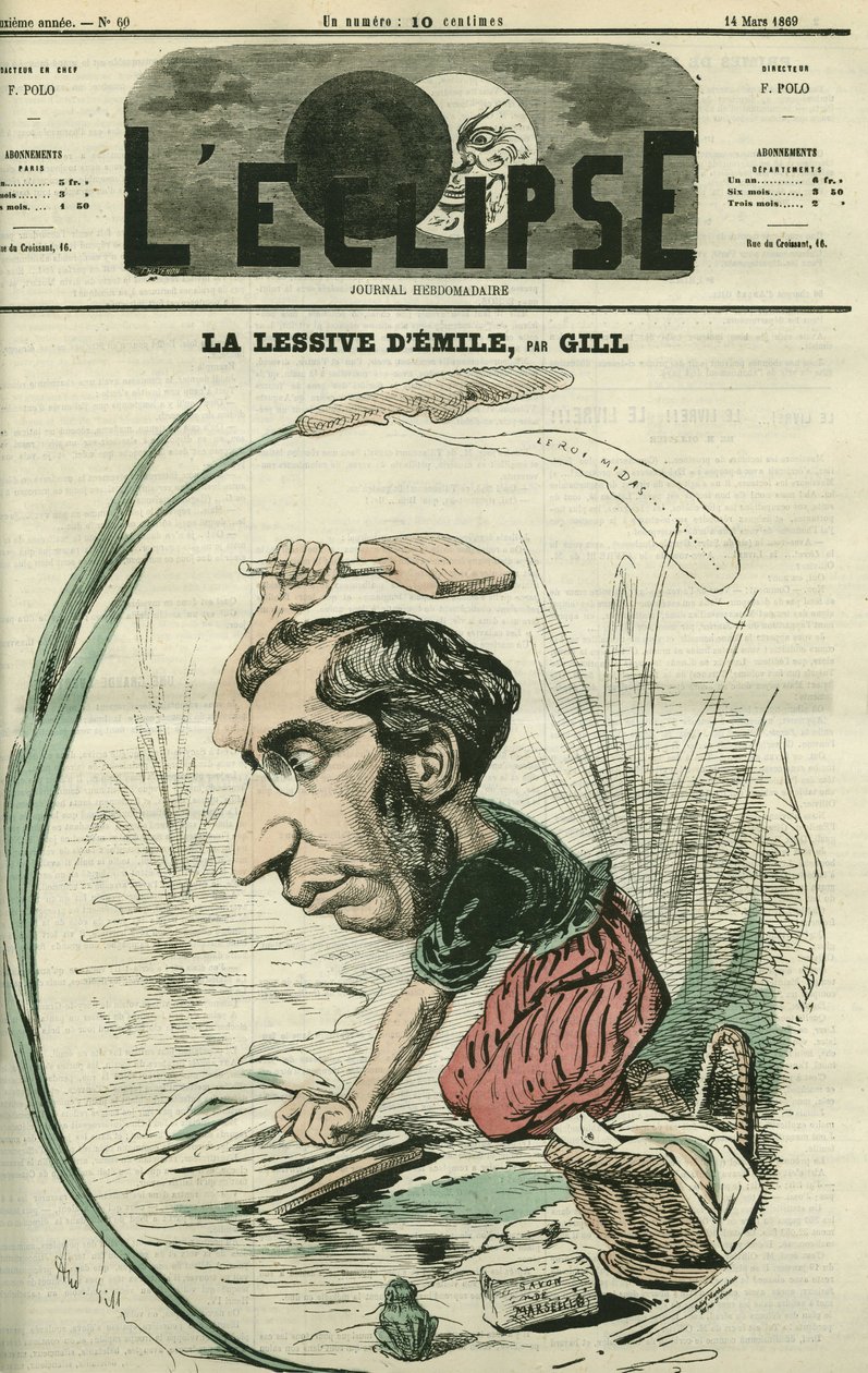 Émile Ollivier (1825-1913), französischer Politiker. Titelblatt in „L