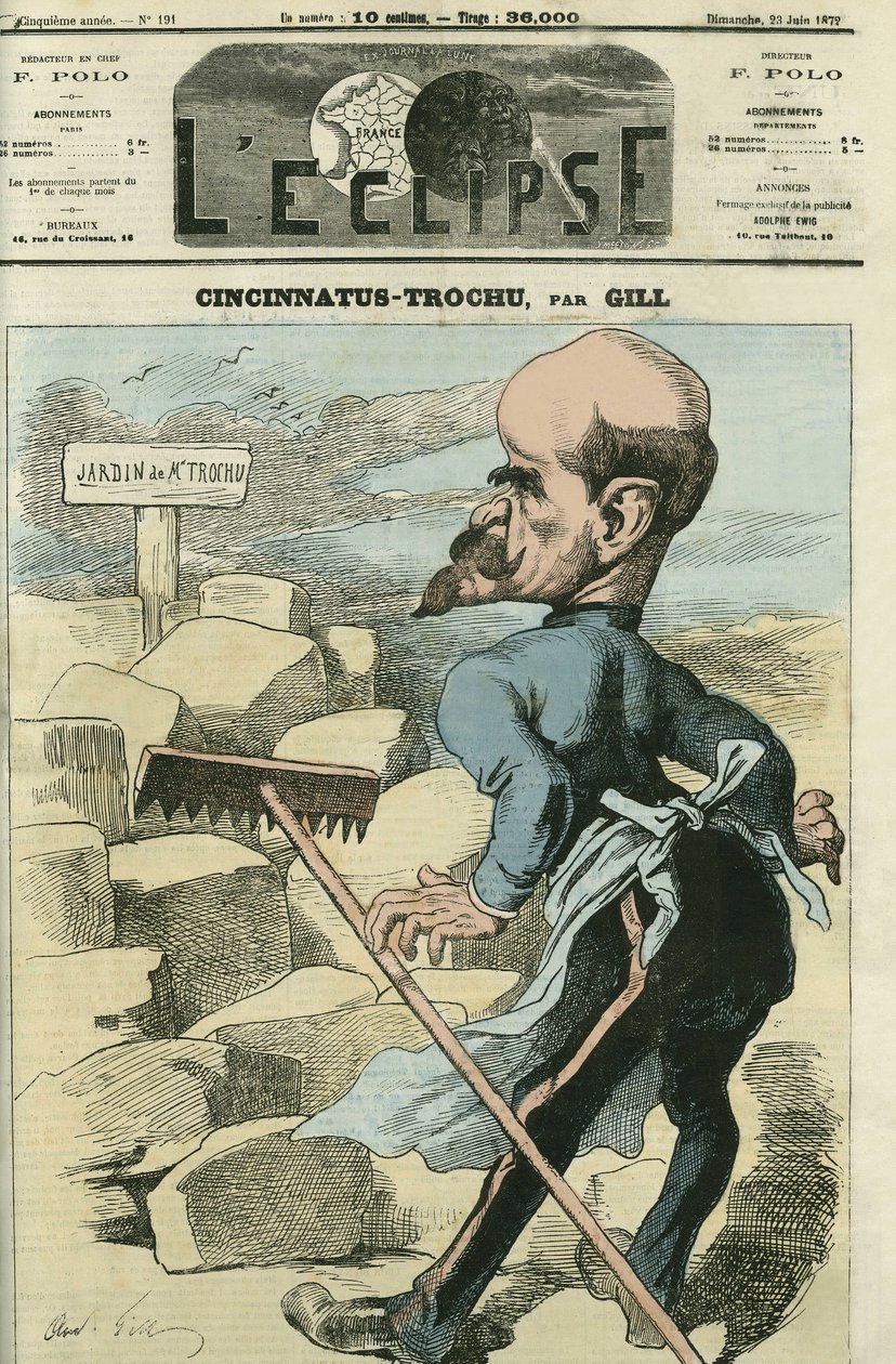 Louis-Jules Trochu (1815-1896), französischer General und Politiker. Titelblatt in „L