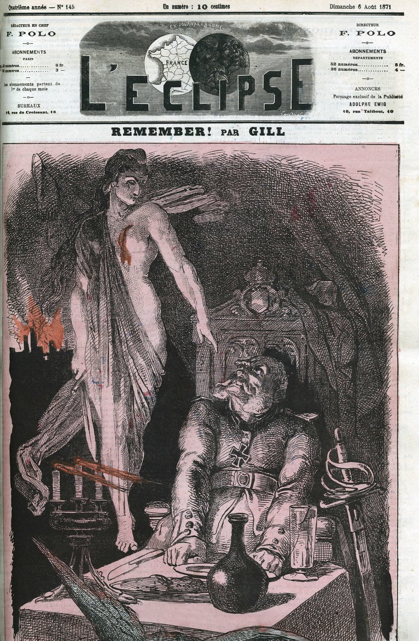 Erinnere dich, „Erinnere dich“, die Republik spricht zu Preußen. Titelblatt in „L
