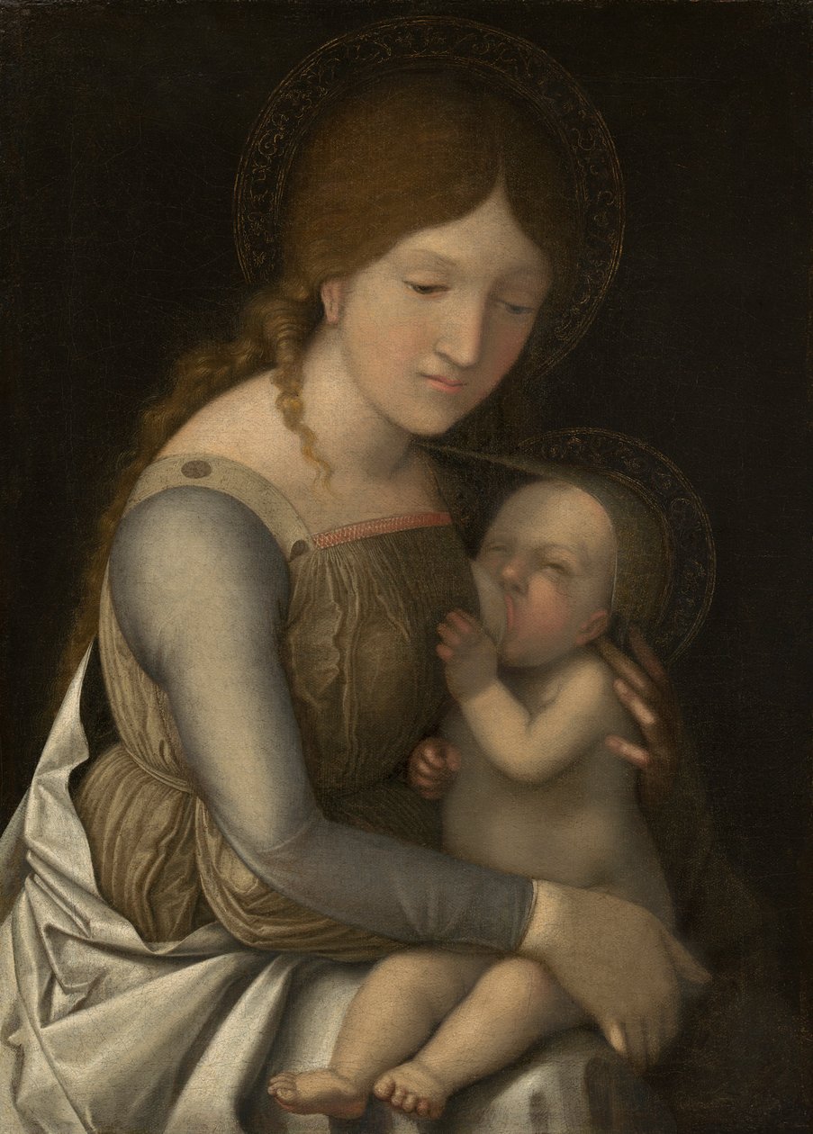 Madonna mit Kind, ca. 1505-1510 von Andrea Mantegna