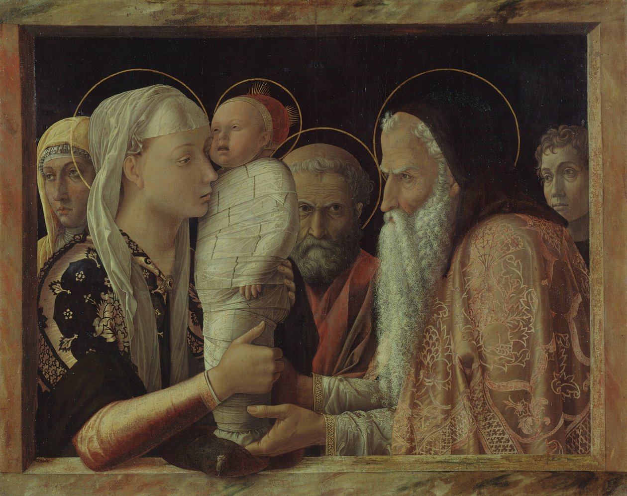 Die Darstellung von Andrea Mantegna