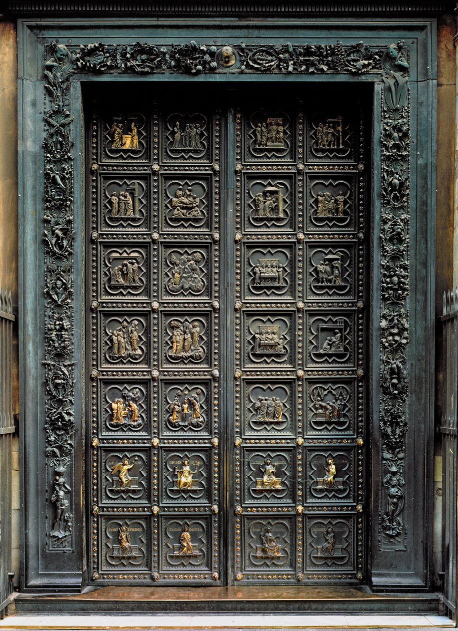 Südliche Türen des Baptisteriums von San Giovanni, 1336 von Andrea Pisano