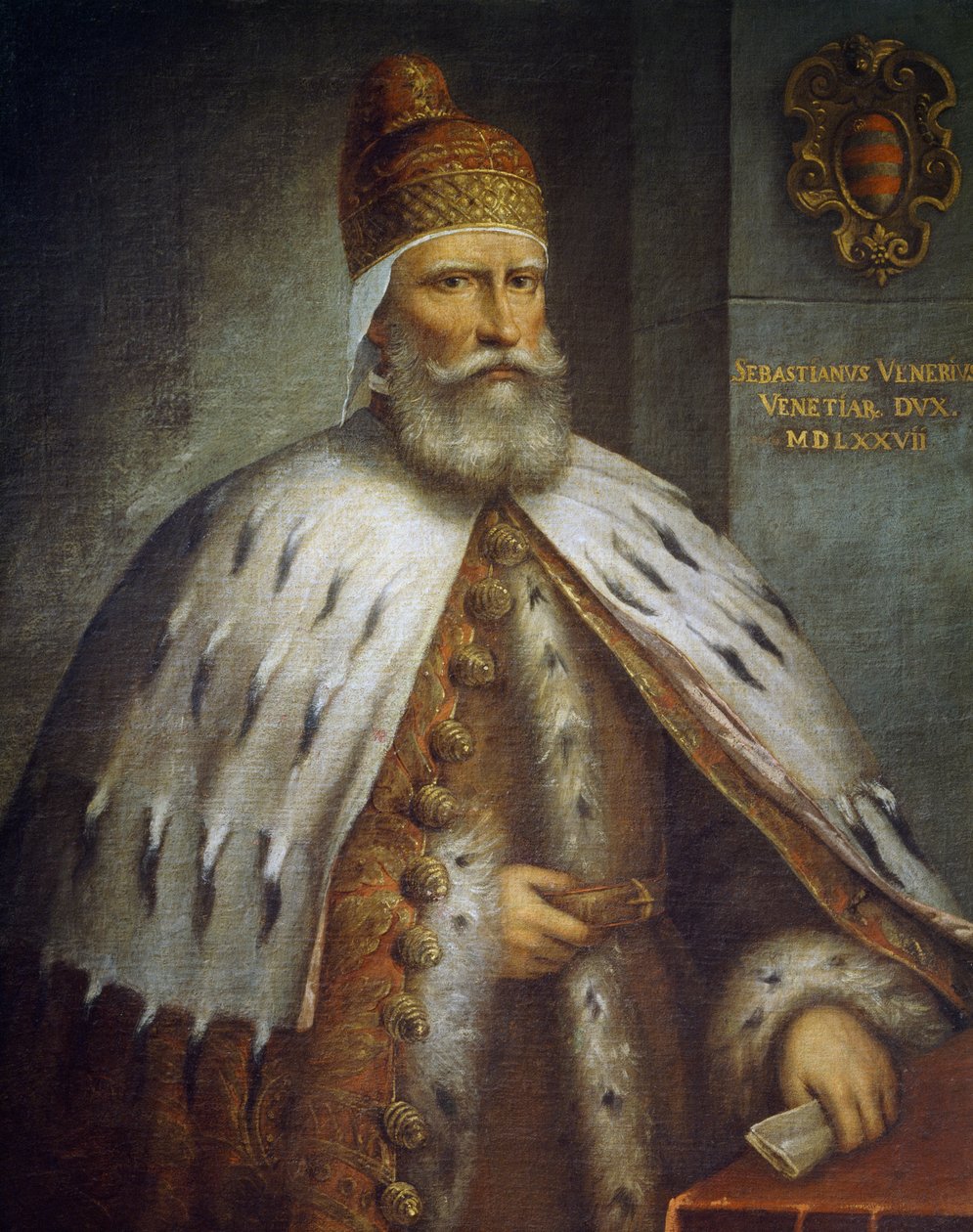 Porträt von Doge Sebastiano Venier (ca. 1496-1578) von Andrea (c.1542 c.1617) Michieli