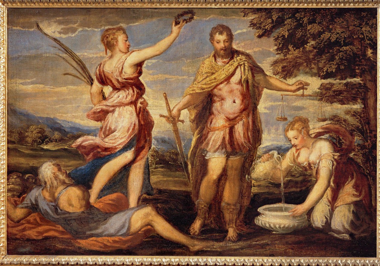 Scipio Africanus um 1555/60 von Andrea (fl.1527/30-63) Schiavone