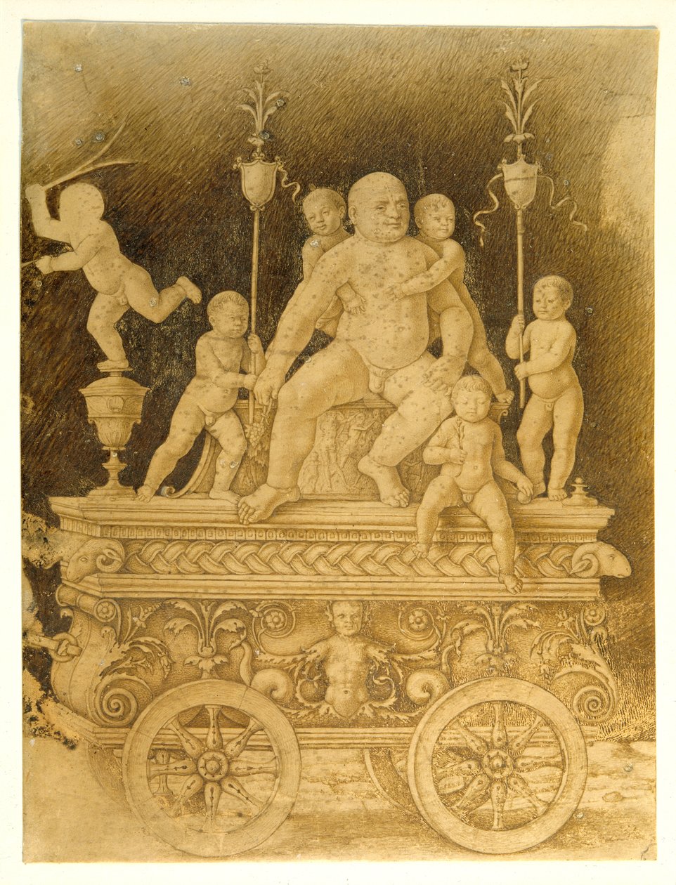 Der Triumph des Silenus, frühes 16. Jahrhundert von Andrea (follower of) Mantegna