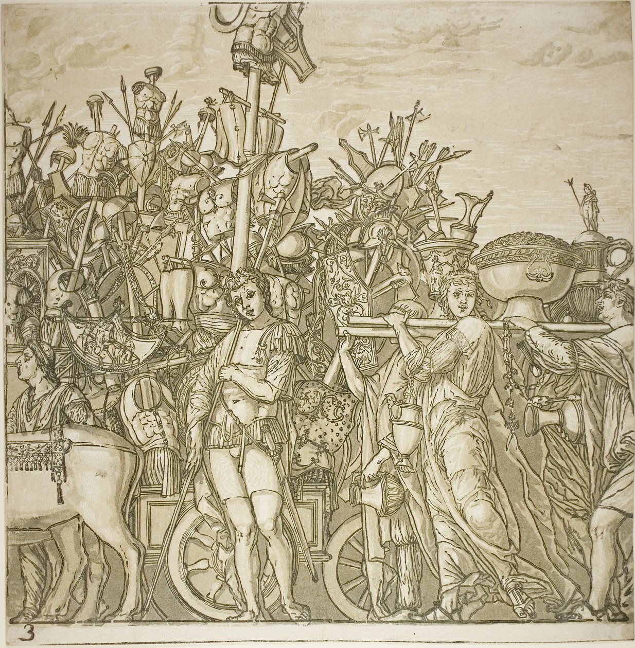 Der Triumph des Cäsar von Andrea Andreani