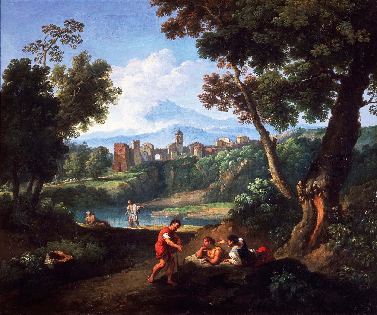 Landschaft, von Andrea Locatelli von Andrea Locatelli