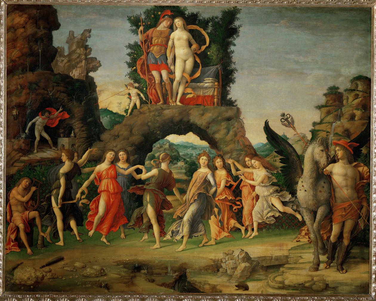 Il Parnasso. Mars und Venus von Andrea Mantegna