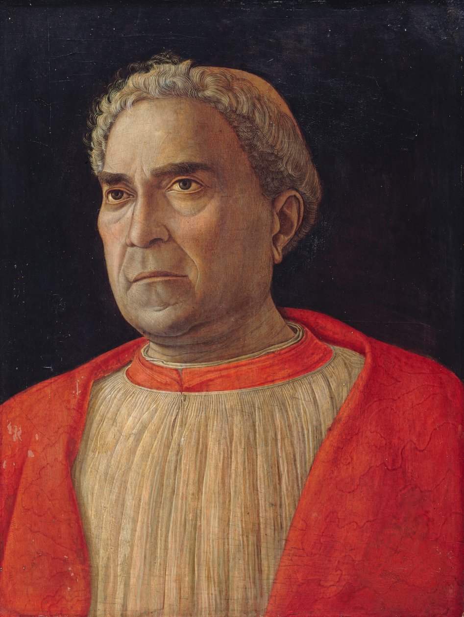 Porträt von Kardinal Ludovico Trevisan von Andrea Mantegna