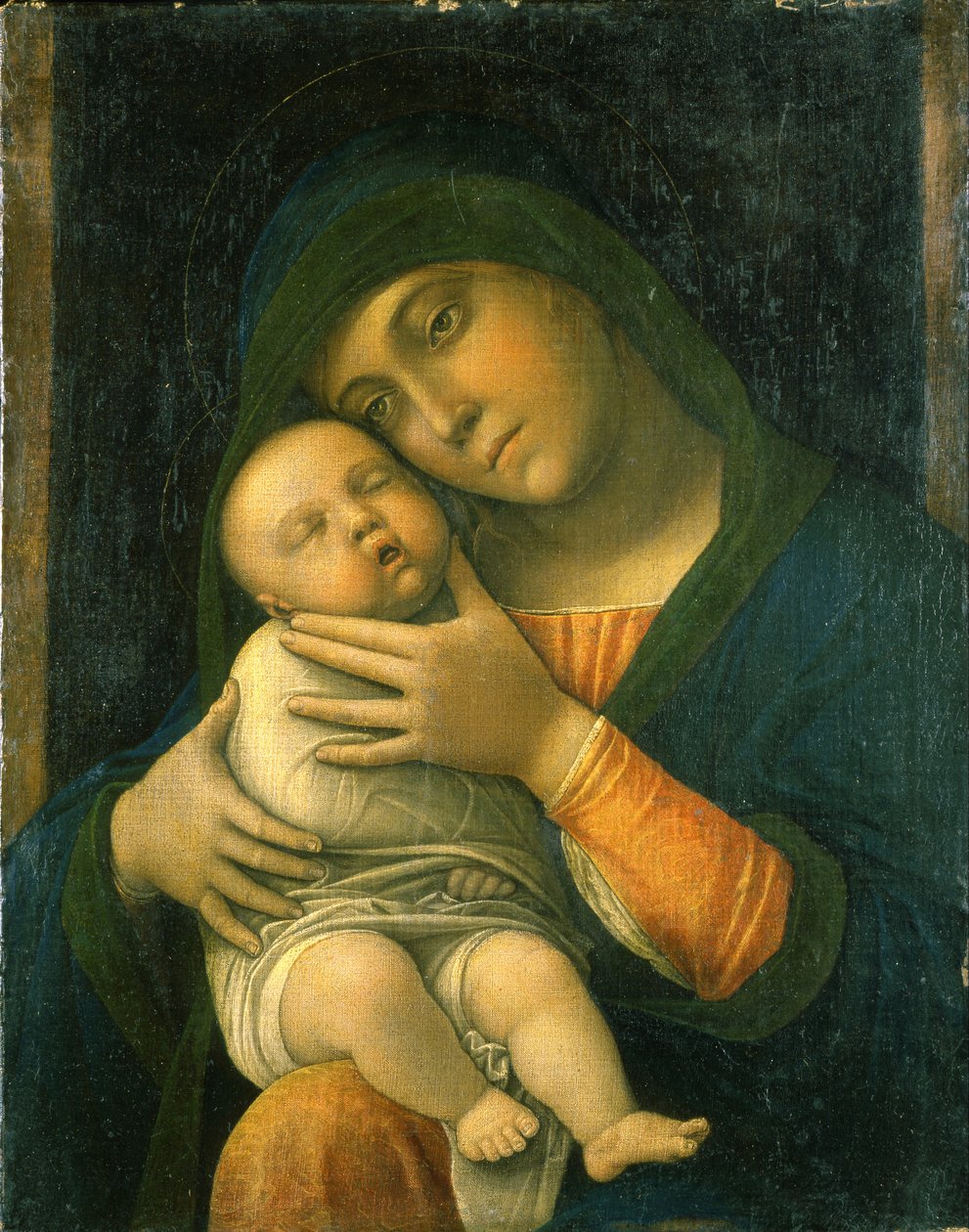 Jungfrau und Kind von Andrea Mantegna