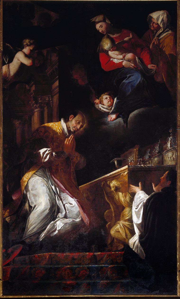 Darstellung des Heiligen Franziskus Borgia von Andrea Pozzo