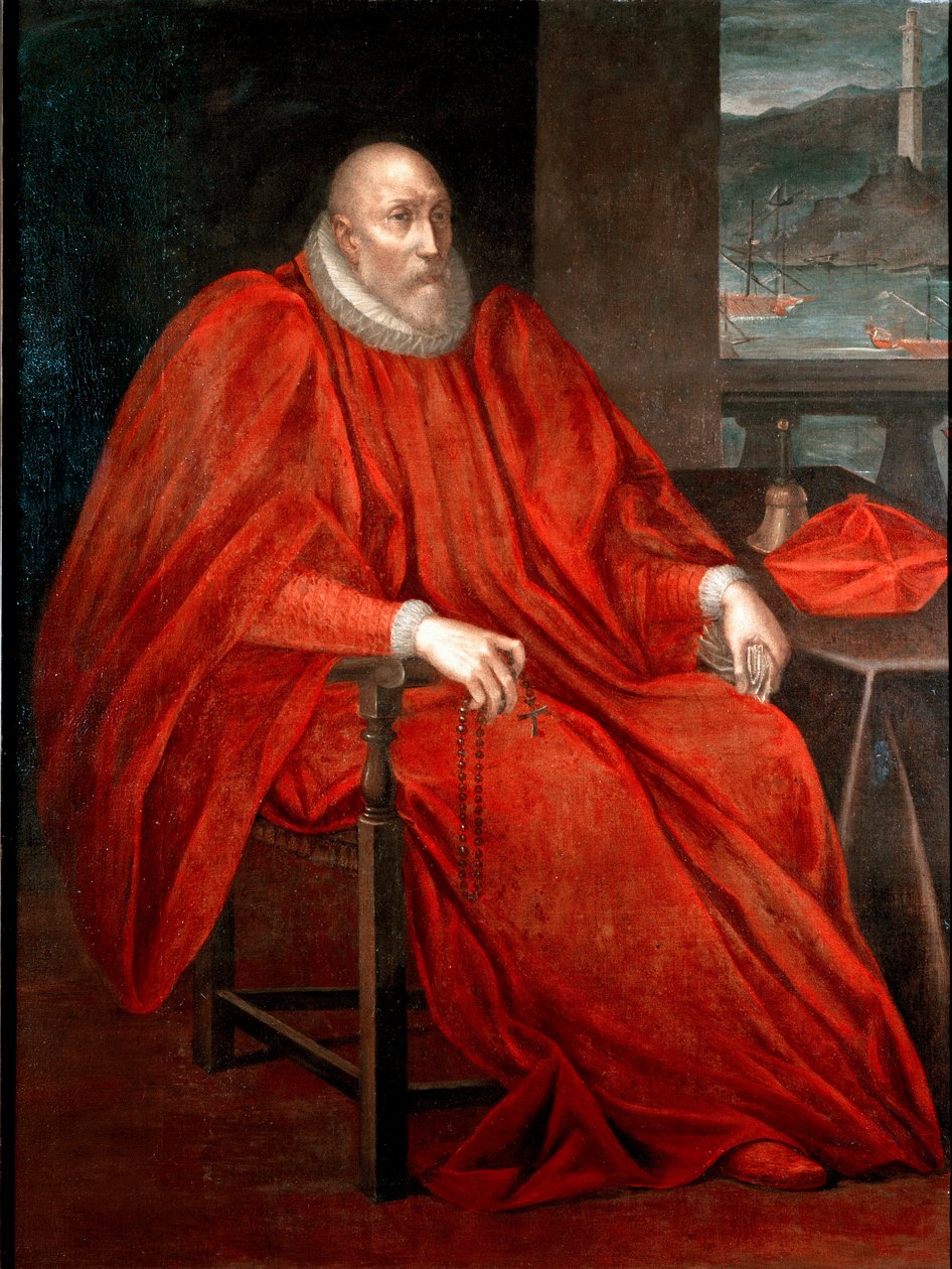 Porträt von Simone Spinola (1522-1569, Doge von Genua zwischen 1567 und 1569) Gemälde von Andrea Semino (1526-1594) 1568-1569 von Andrea Semino
