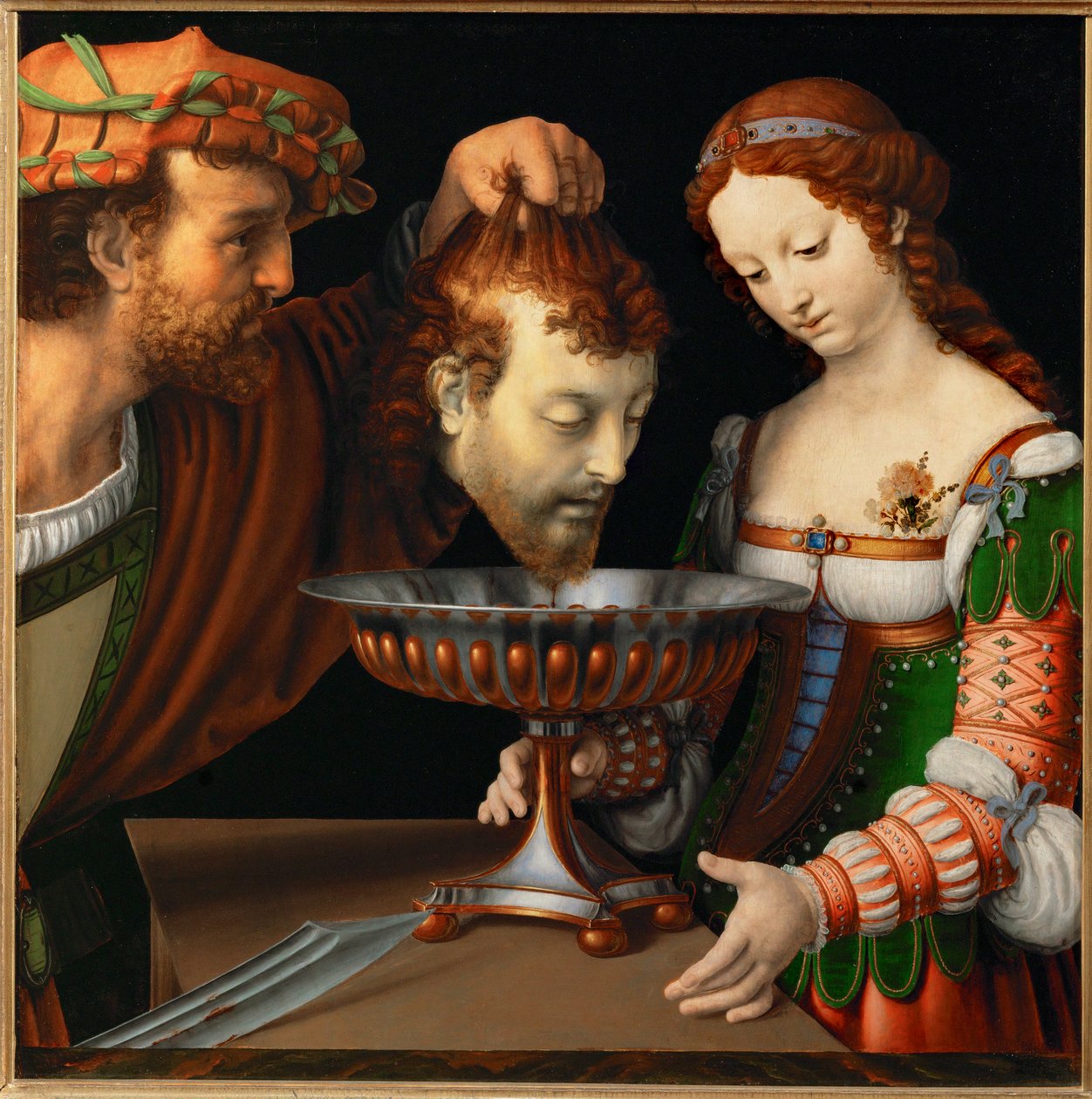 Salome mit dem Kopf von Johannes dem Täufer, ca. 1501-20 von Andrea Solario