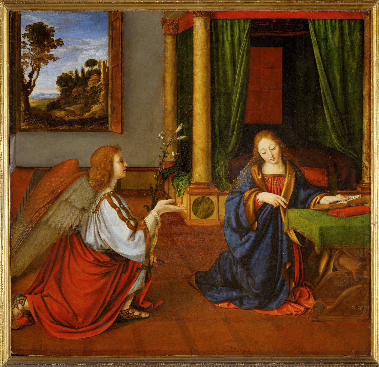Die Verkündigung 1506 von Andrea Solario