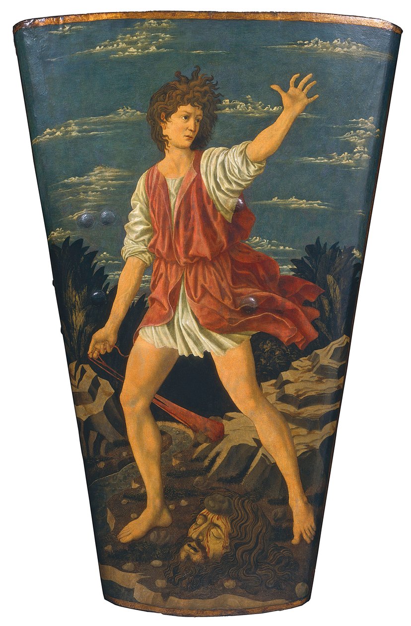 David mit dem Kopf von Goliath, um 1450-55 von Andrea del Castagno
