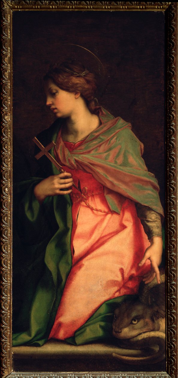 Heilige Margareta von Antiochia, Altarbild der Heiligen Agnes (1525-1528) von Andrea del Sarto