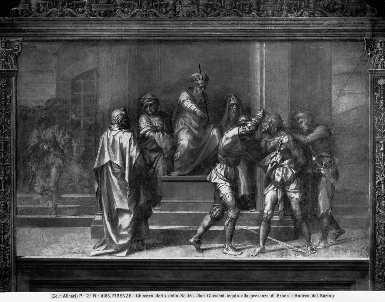 Die Verhaftung des Heiligen Johannes, um 1520 von Andrea del Sarto