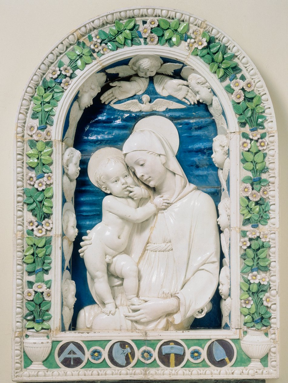 Madonna der Architekten: Werk von Andrea della Robbia von Andrea Della Robbia