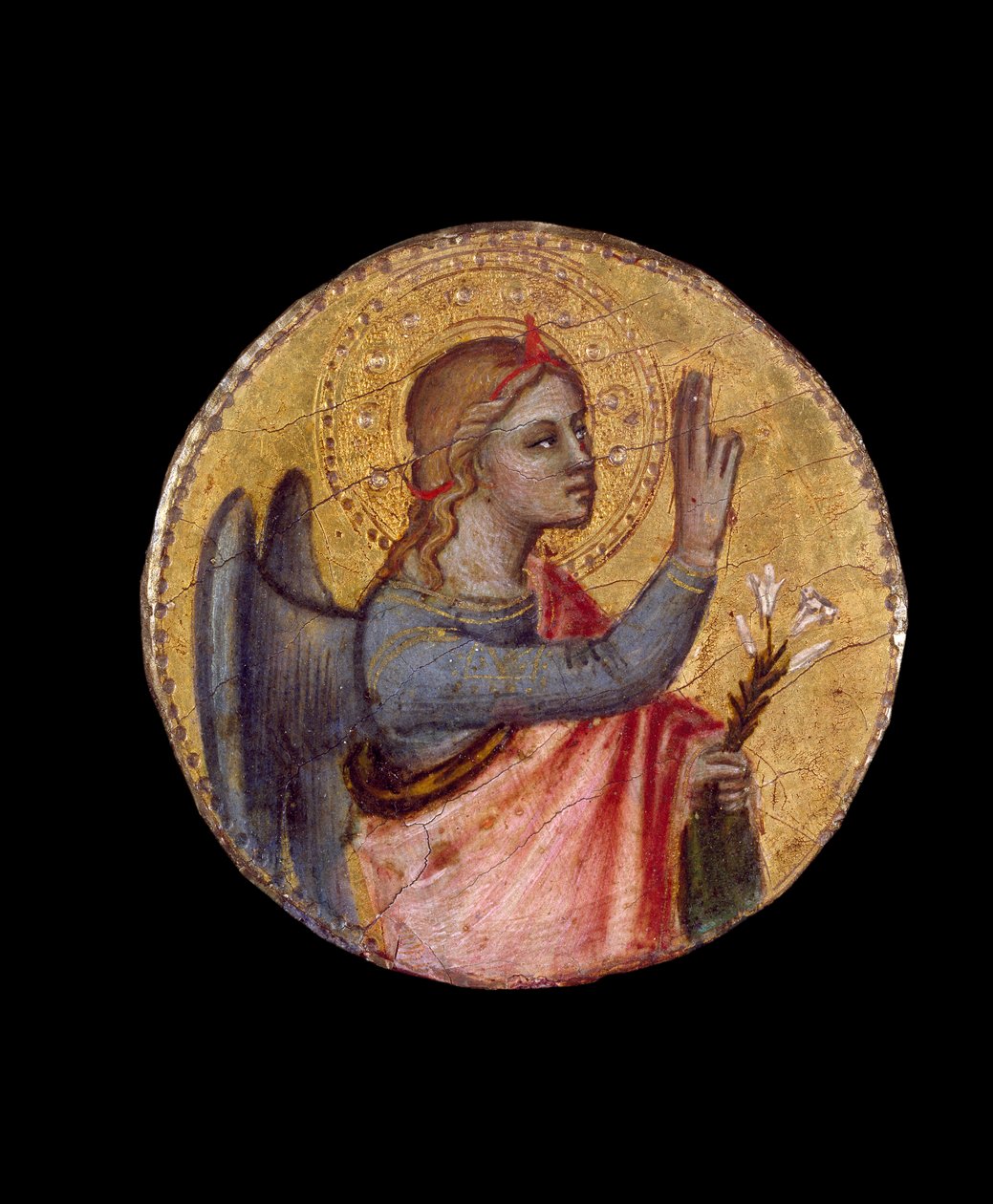Der Engel der Verkündigung, 14. Jahrhundert von Andrea di Cione
