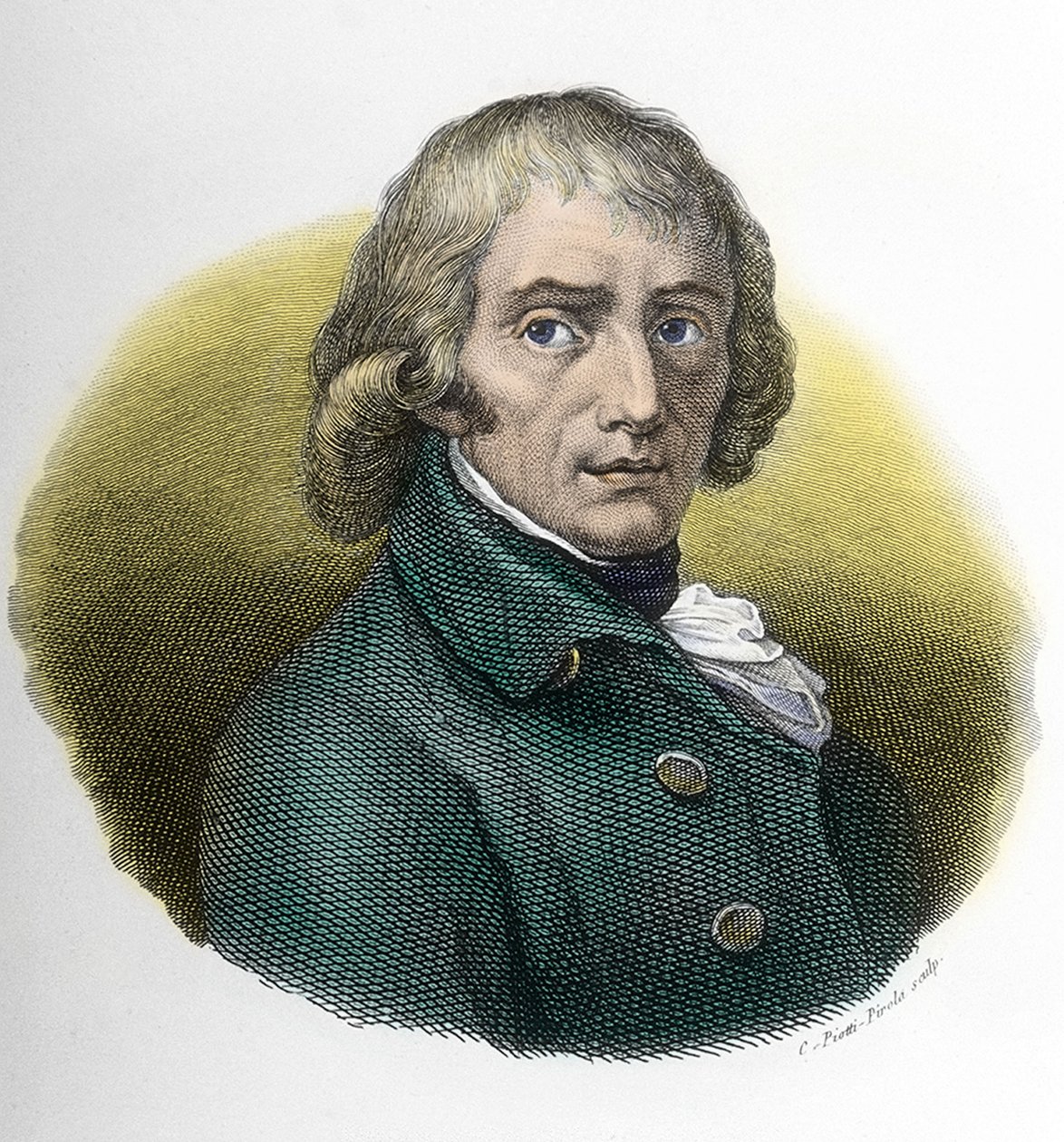 Porträt von Giuseppe Parini, Gravur nach einer Zeichnung von Andrea Appiani von Andrea the Elder (after) Appiani