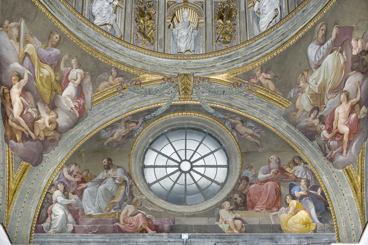 Heiliger Augustinus und Heiliger Hieronymus von Andrea the Elder Appiani