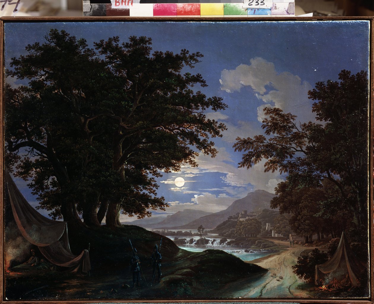 Bühnenbild für die Oper Ruslan und Ljudmila von M. Glinka von Andreas Leonhard Roller