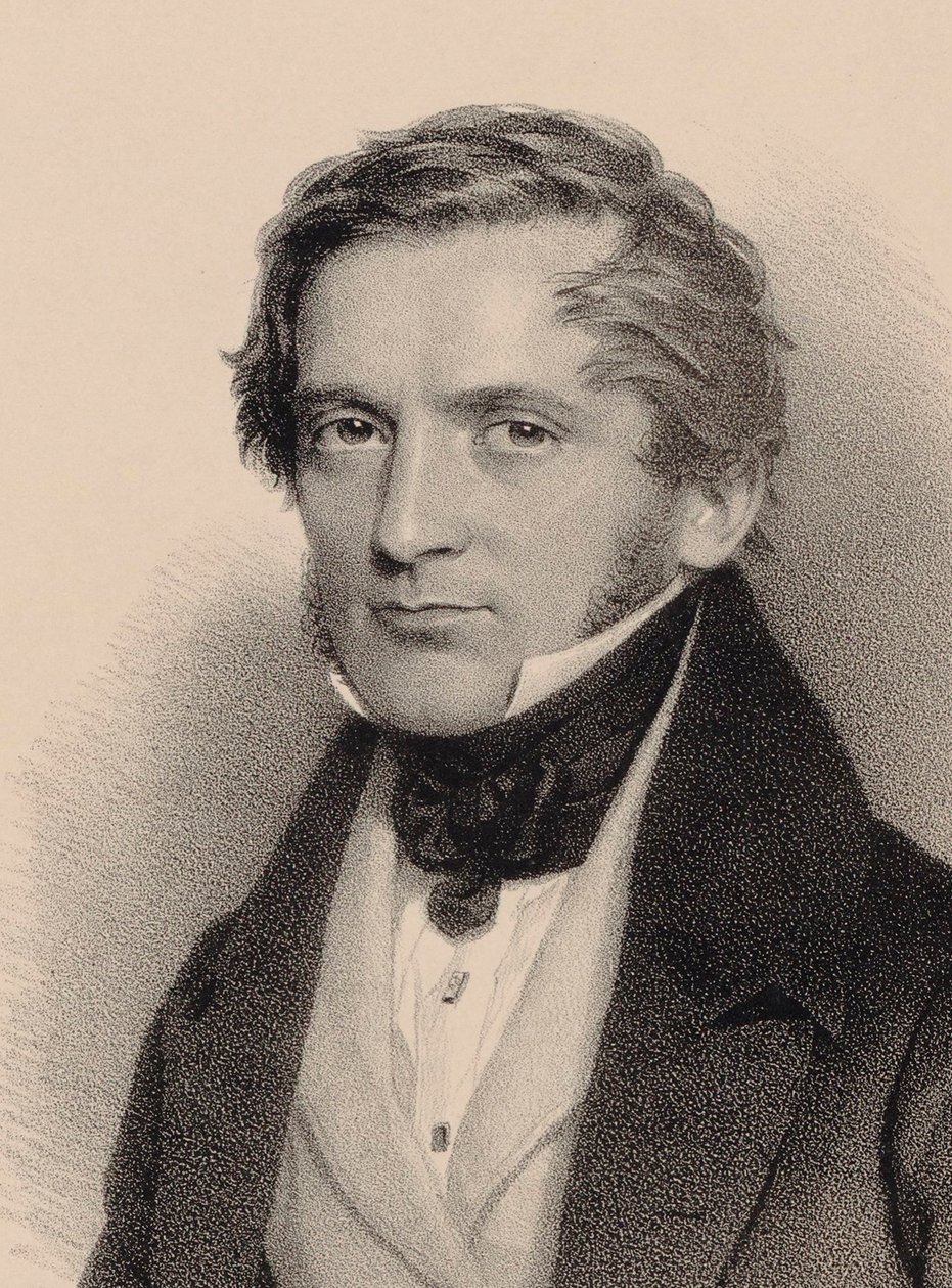 Porträt des Komponisten Franz Lachner 1803-1890, 1830 von Andreas Staub