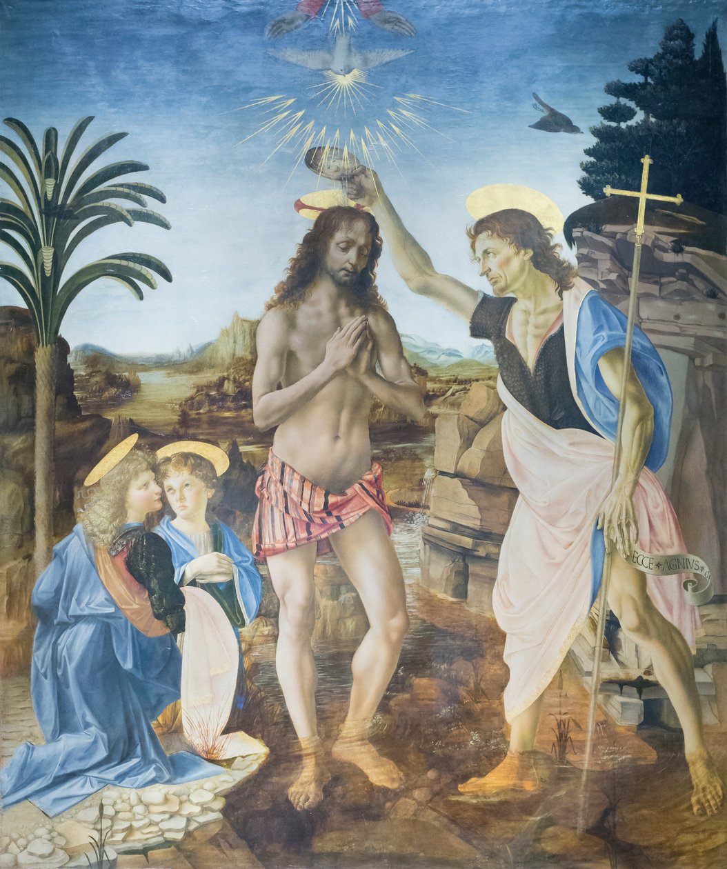 Die Taufe Christi von Andreea & Vinci Leonardo da (1452 1519) Verrocchio