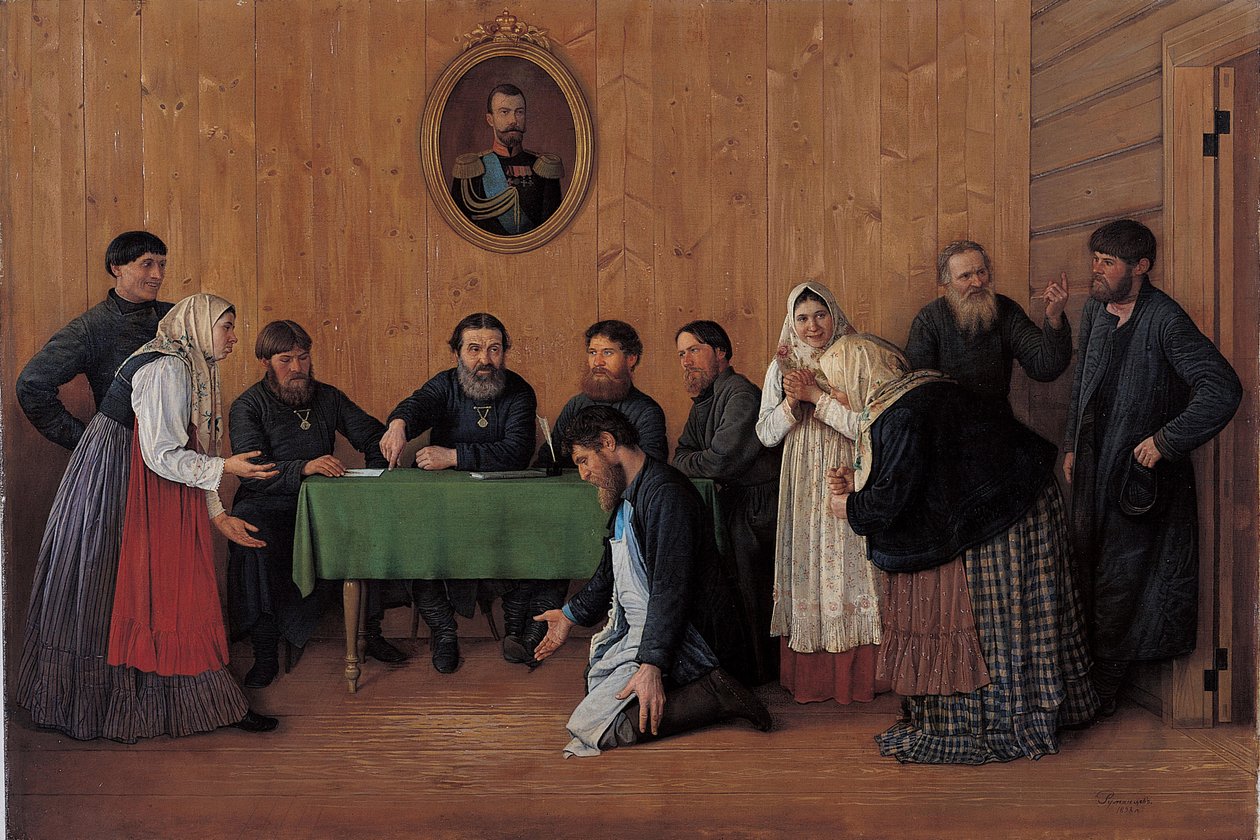 Die Versöhnung von Andrei Antipovich Rumyantsev