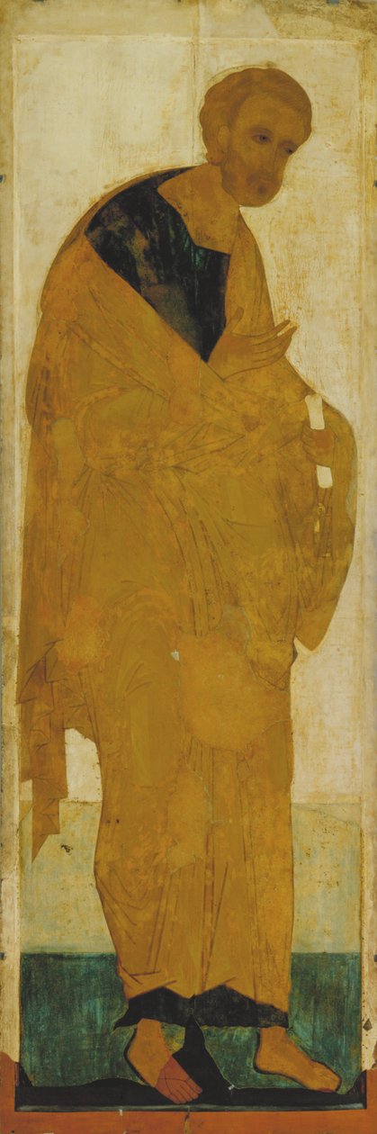 Der Apostel Petrus aus dem Deesis-Bereich, ca. 1408 von Andrei Rublev