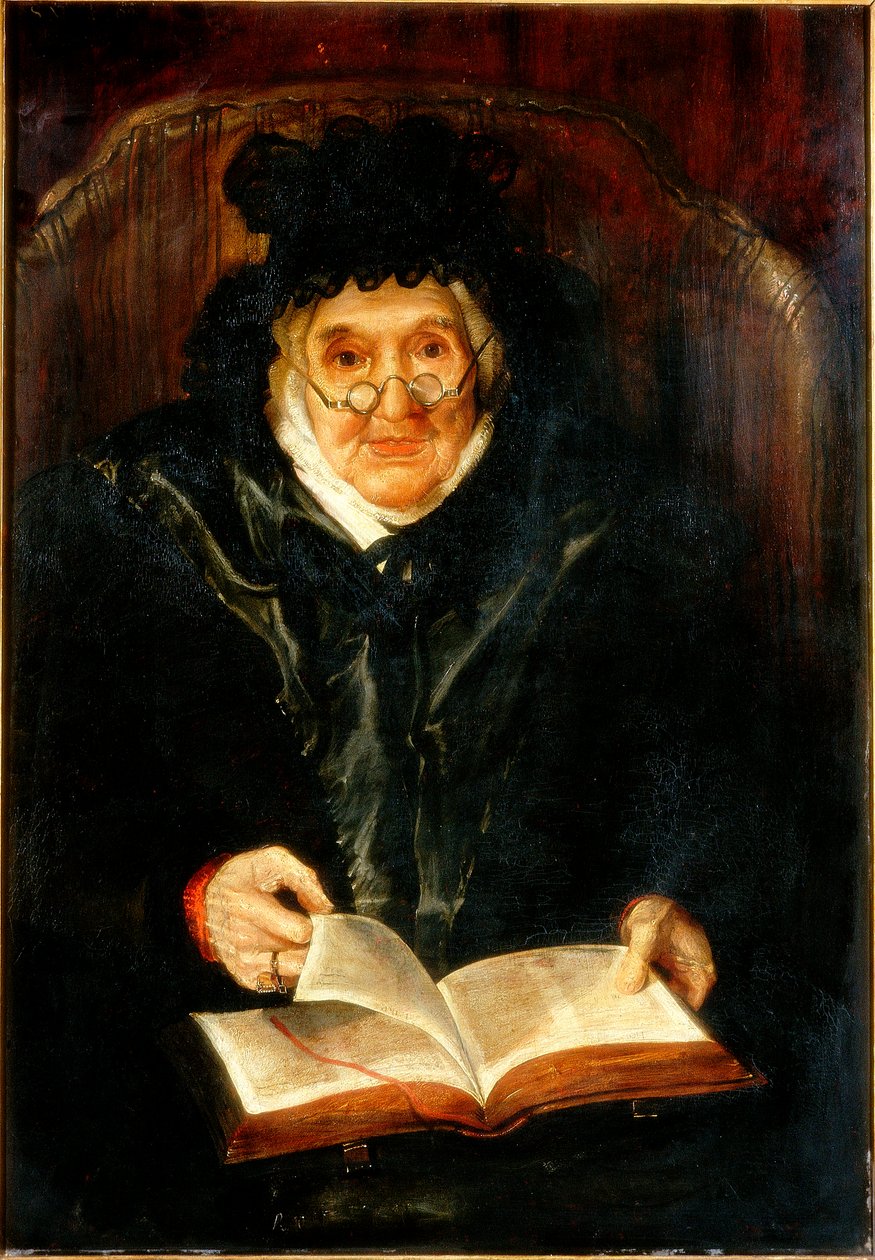 Porträt einer alten Dame, 1823 von Andrew Morton