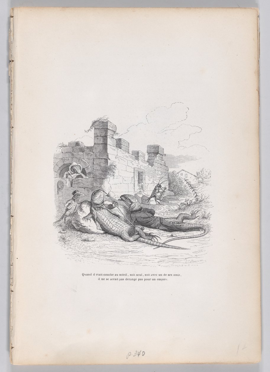 Als er in der Sonne schlief... aus Szenen aus dem privaten und öffentlichen Leben von... von Andrew Best Leloir