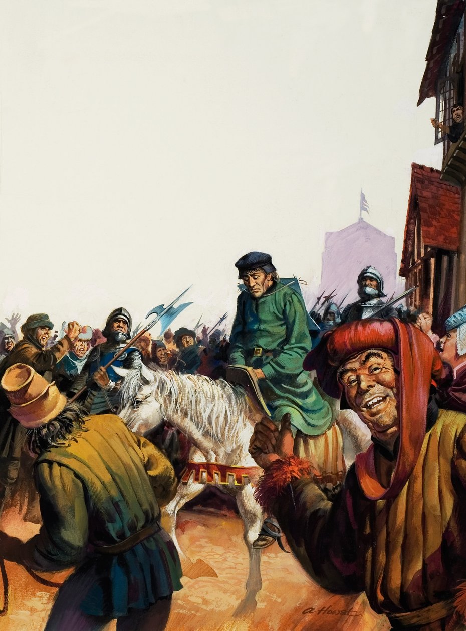 König Heinrich VI. auf dem Weg zum Tower von Andrew Howat
