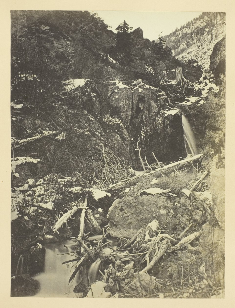 City Creek Canon, Wasatch Mountains, Salt Lake Valley von Andrew Joseph Russell