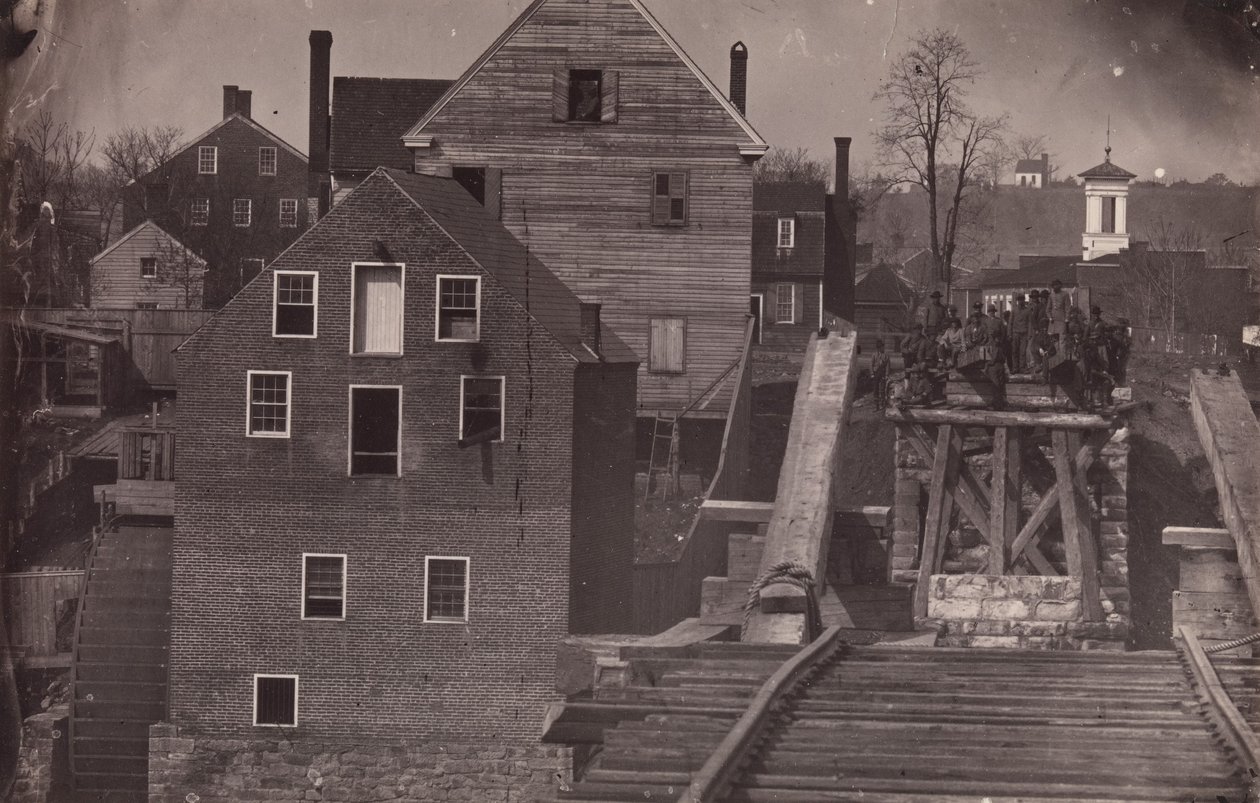 Ende der Brücke nach Burnsides Angriff, Fredericksburg, Virginia von Andrew Joseph Russell