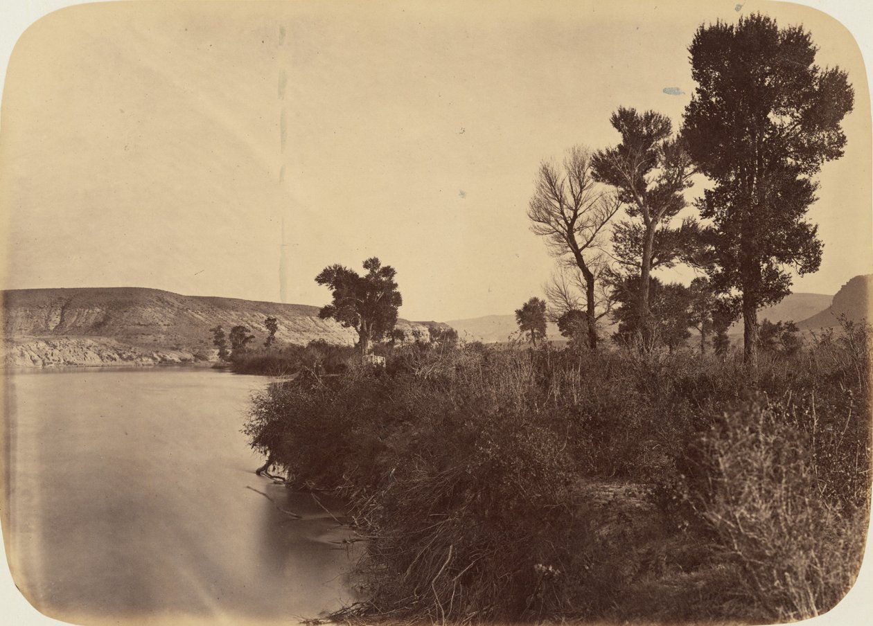 Tafel 25. Green River Valley, Blick flussabwärts von Andrew Joseph Russell