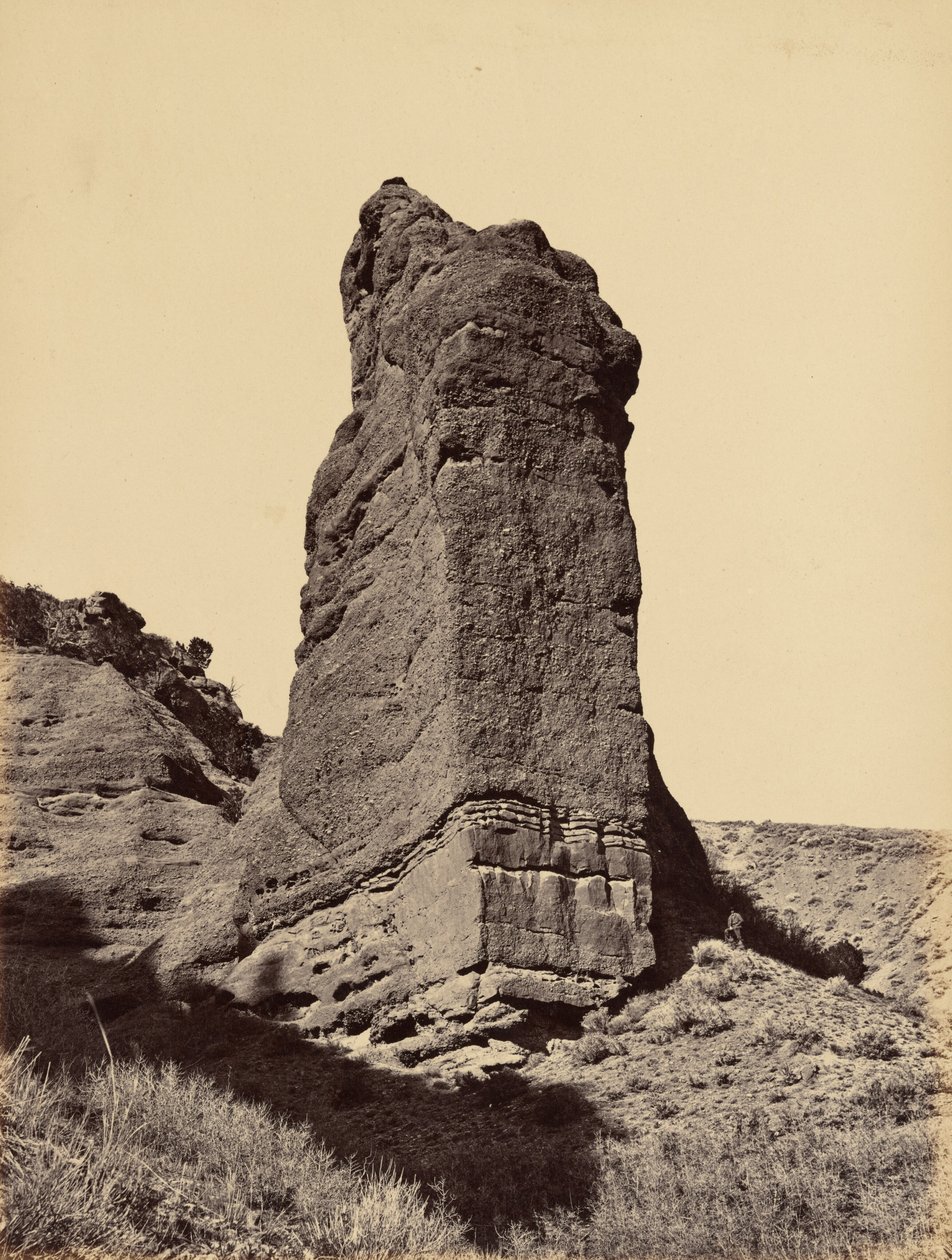 Tafel 31. Monument Rock, Mündung des Echo Canon von Andrew Joseph Russell
