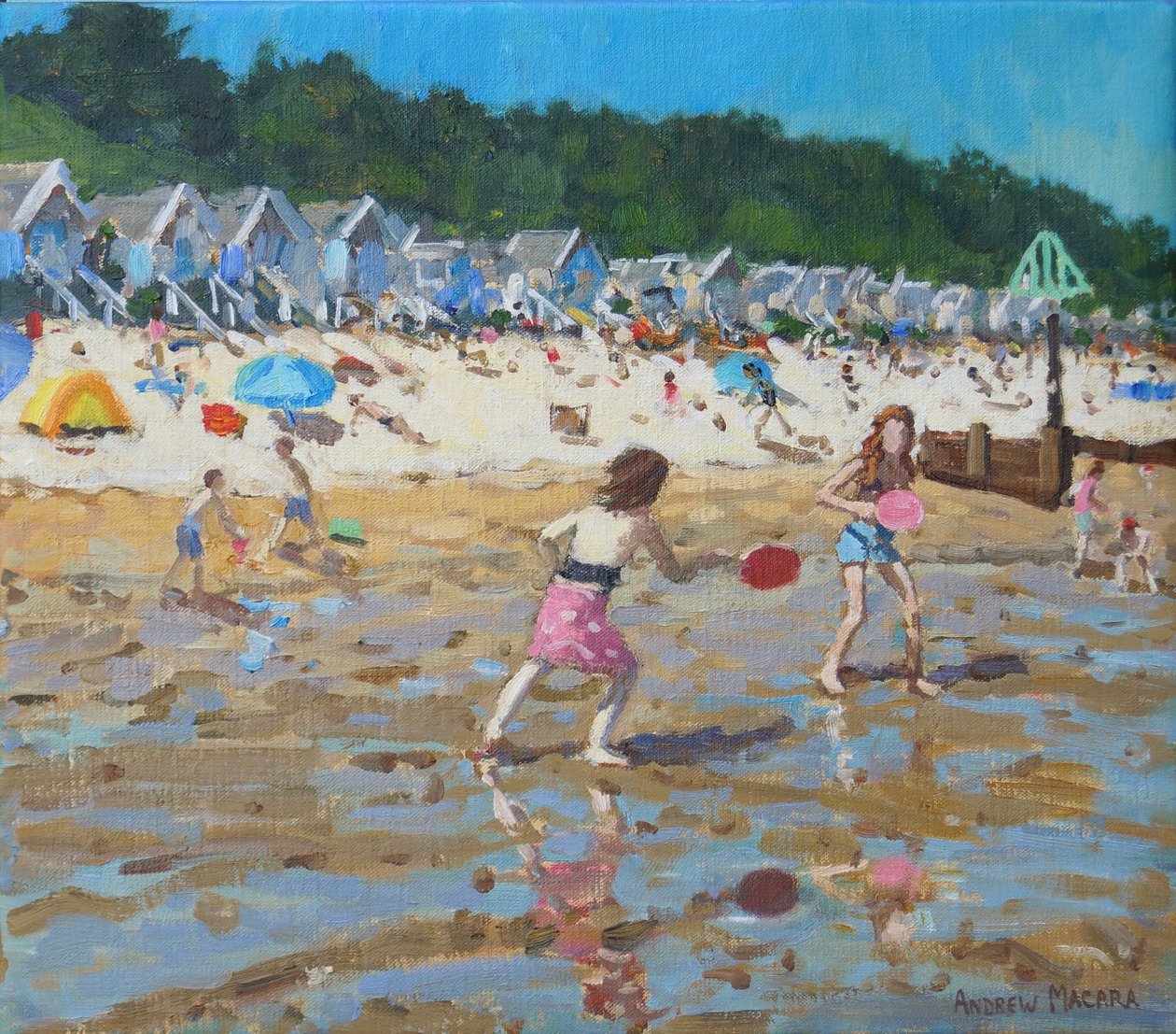 Schläger und Ball, Wells-next-the-sea von Andrew Macara