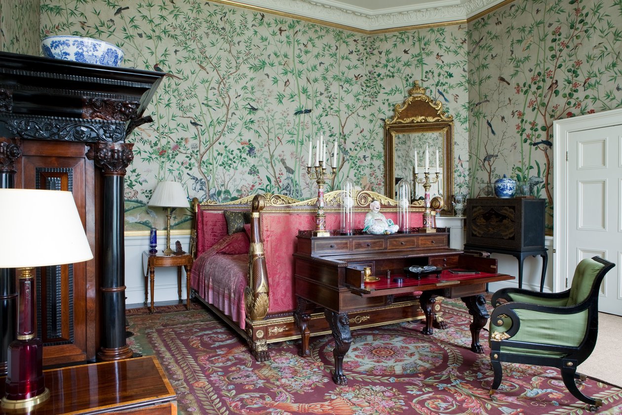 Leicester-Zimmer, Chatsworth House, Derbyshire von Thomas Kelly