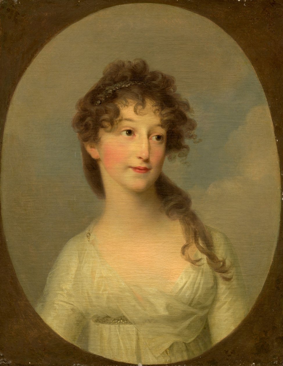 Möglicherweise Franciska Krasinska, Herzogin von Kurland von Angelica Kauffman