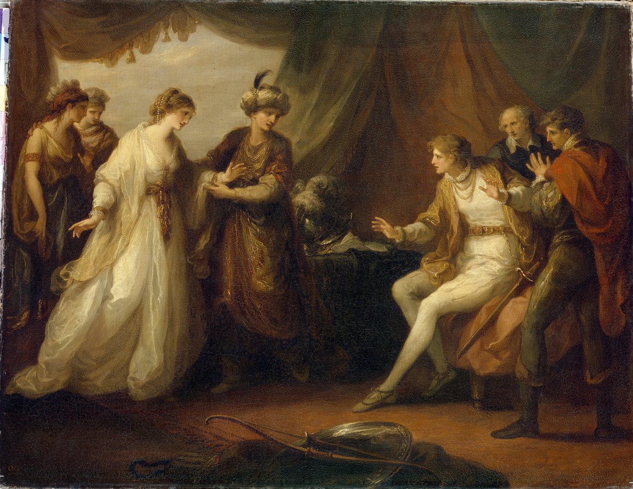 Eleonore wiederbelebt (oder Alienor von Kastilien) von Angelica Kauffmann