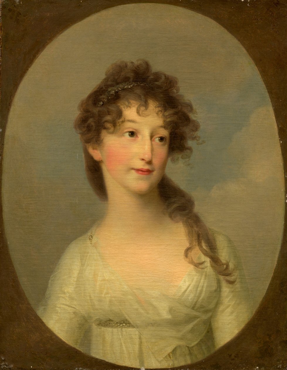 Möglicherweise Franciska Krasinska, Herzogin von Kurland, um 1790 von Angelika Kauffmann