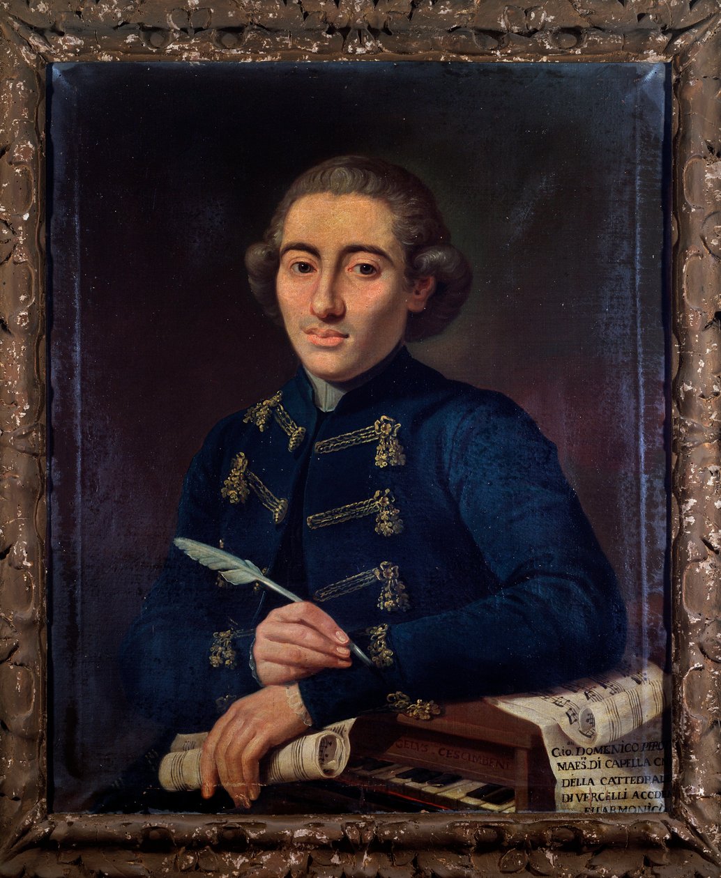 Porträt von Giovanni Domenico Perotti, italienischer Komponist von Angelo Crescimbeni
