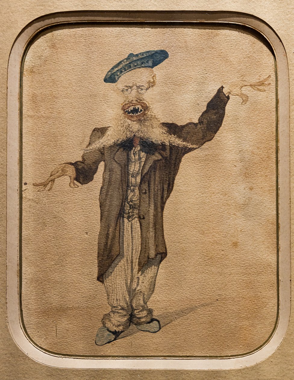 Karikatur von Telemaco Signorini, ca. 1884 von Angiolo Tricca