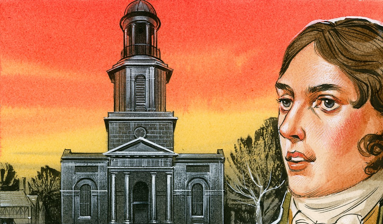 Samuel Taylor Coleridge vor St. Chad
