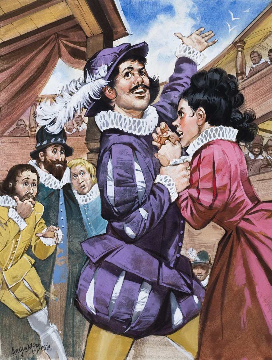Der Widerspenstigen Zähmung, von William Shakespeare von Angus McBride