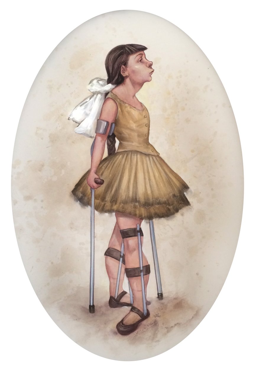 Kleine Tänzerin von vierzehn Jahren, 2019 von Anita Kunz